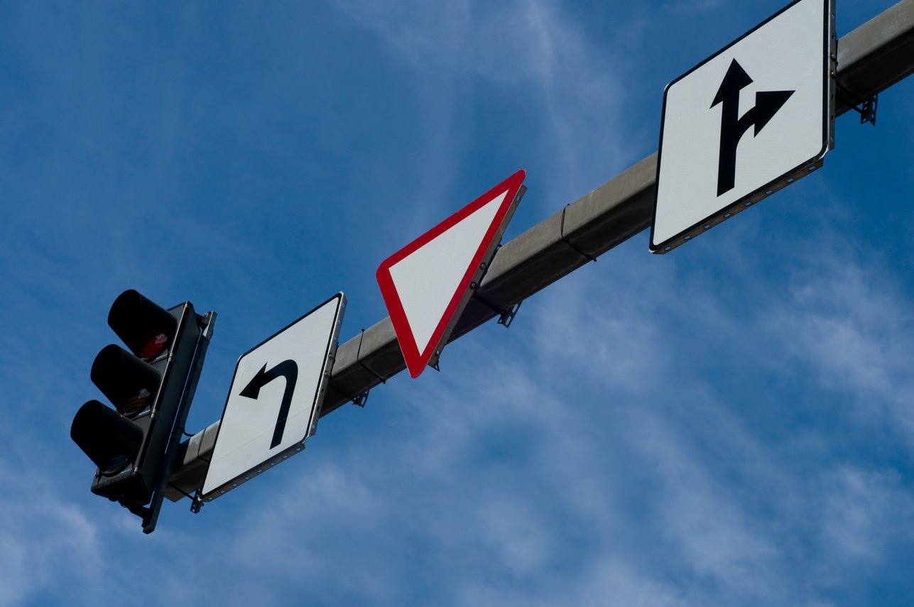 Sign Board on Road