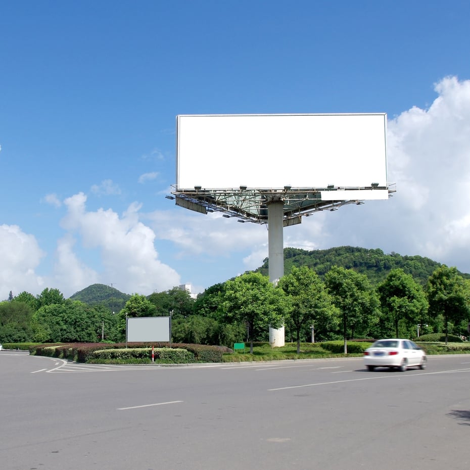 Blue Sky highway billboards